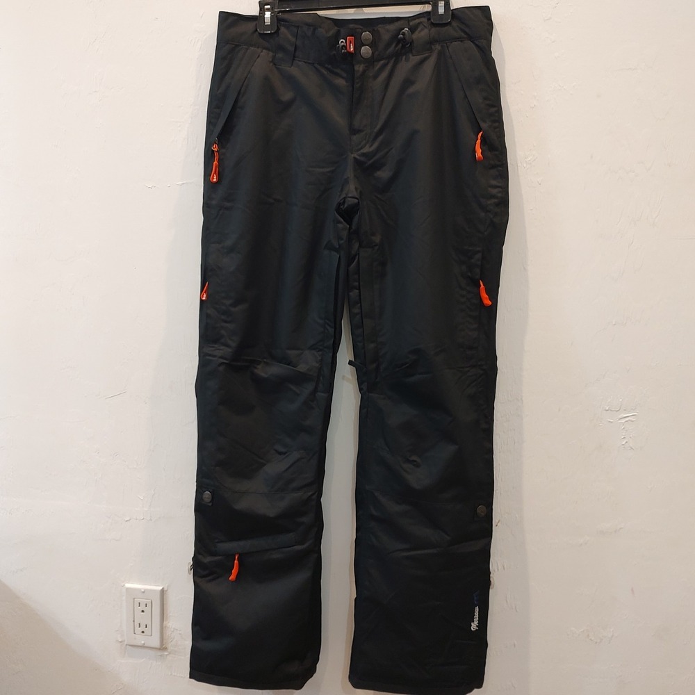 Morrow Snowboard Pants Black Rip Stop Sz Large 36x32 Waterproof Gorpcore Sports
